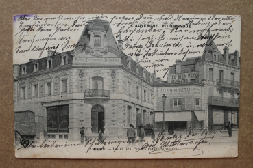 Ansichtskarte AK Thiers 1914-1918 Post Telegraph Telefon Geschäfte Architektur Ortsansicht Frankreich France 63 Puy de Dome